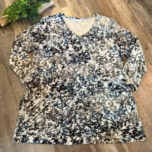 PURE JILL Super Soft Lounge Tunic Long Sleeve Top Size XL